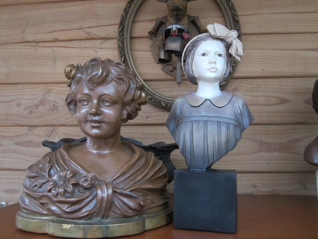 TWEE BUSTE, Antiek en Kunst, Ophalen of Verzenden