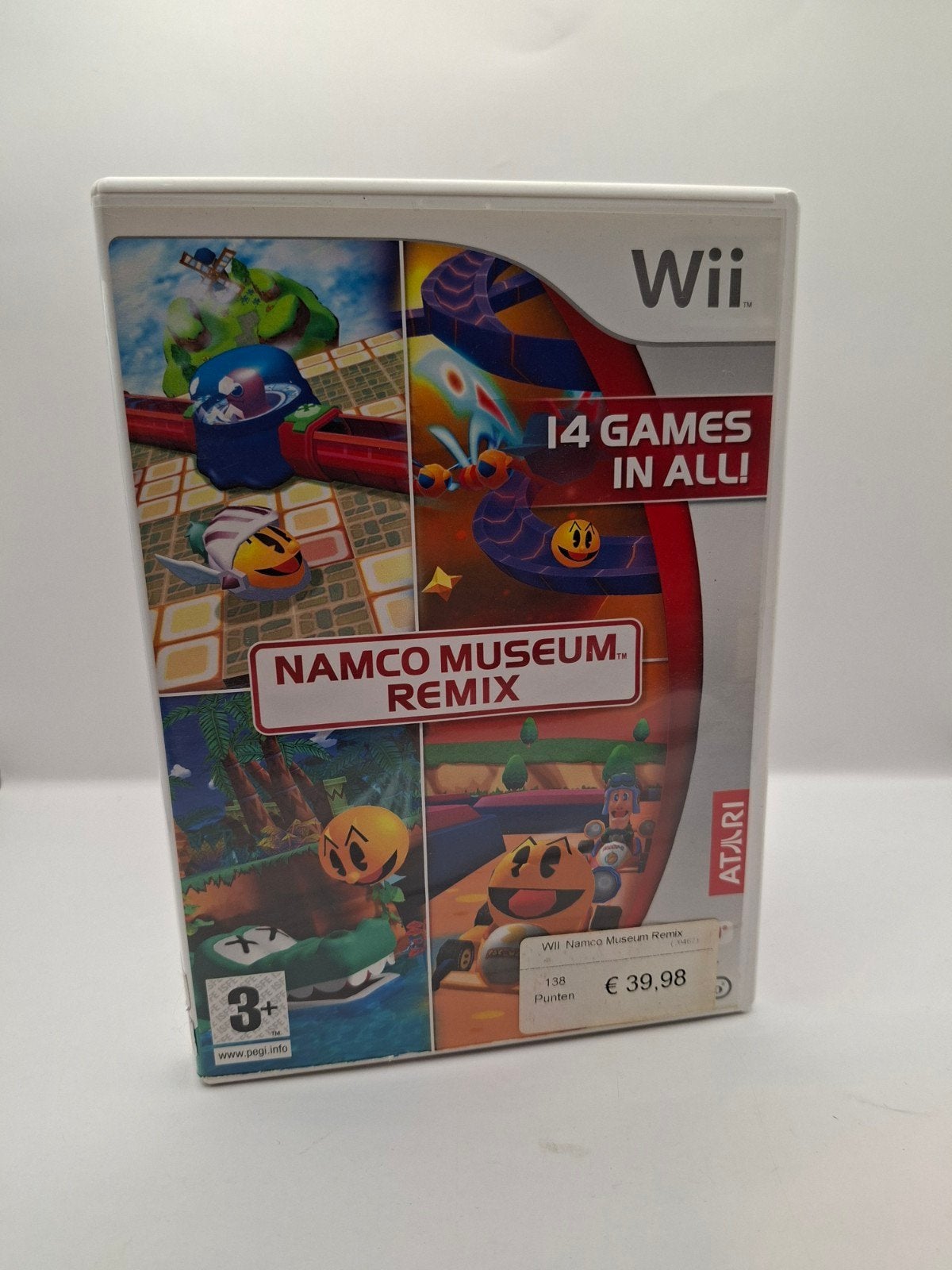 Nintendo wii Namco museum remix, Avontuur en Actie, Vanaf 18 jaar, 1 speler, Ophalen of Verzenden