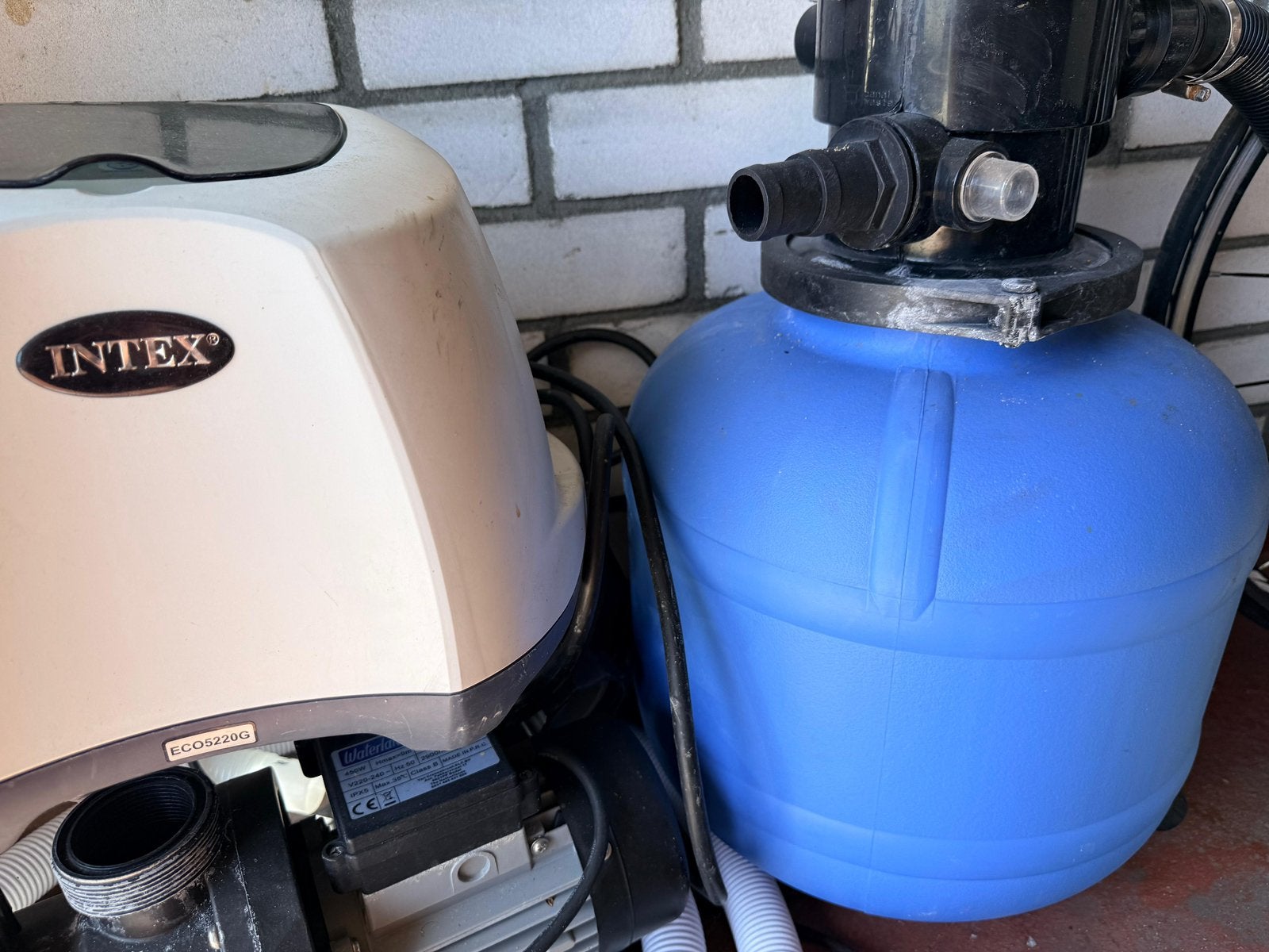 Intex zoutwatersysteem incl.  waterland ZF-400 pomp, Tuin en Terras, Zwembad-toebehoren, Ophalen, Zo goed als nieuw