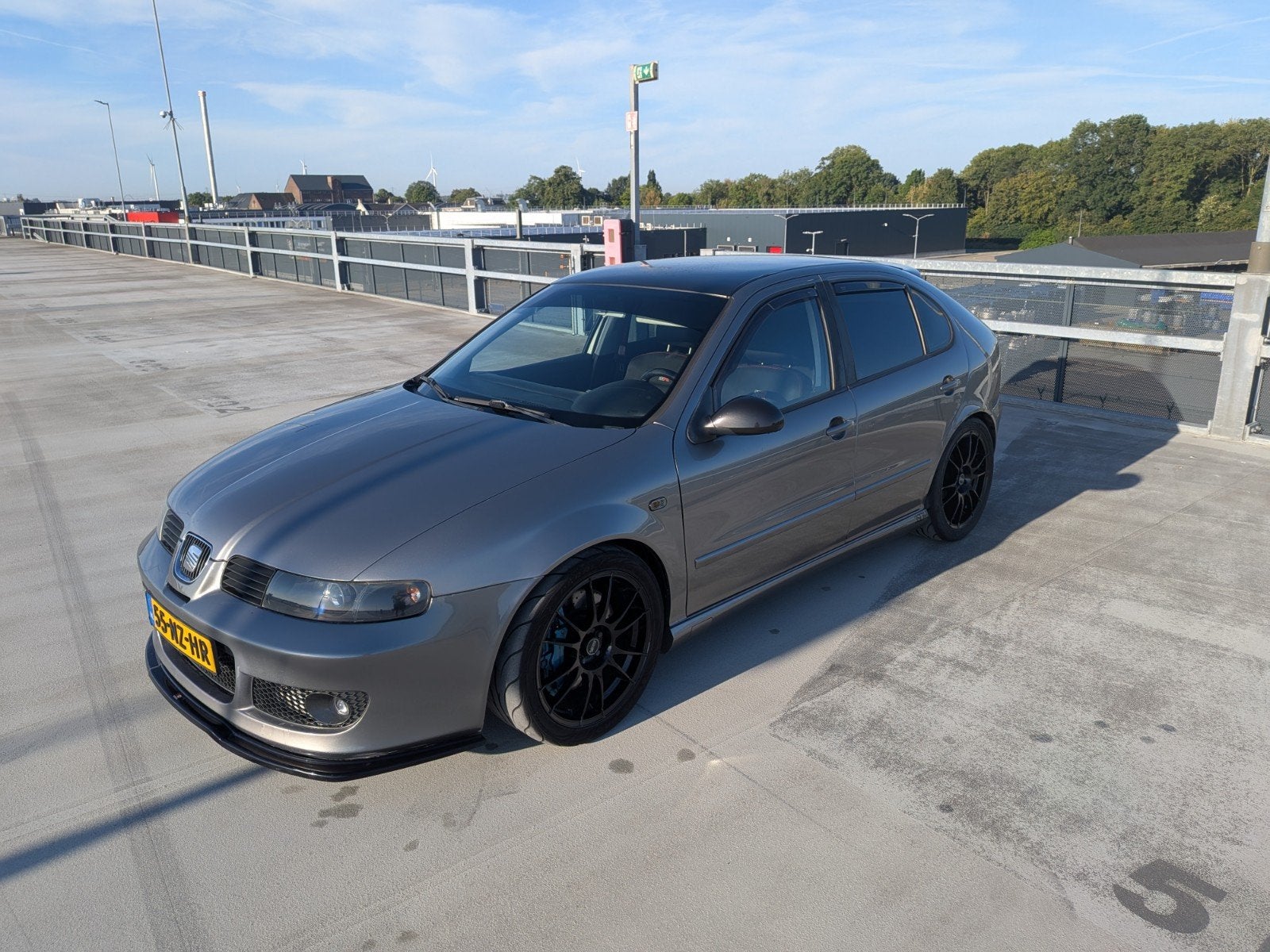 Seat Leon 1.8 20VT 132KW 2004 Grijs 430pk 420nm, Voorwielaandrijving, Zwart, 4 cilinders, 1264 kg