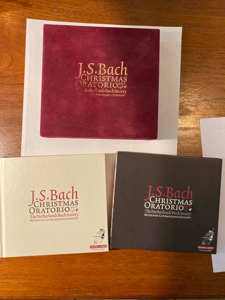 Chrismas Oratorio Nederlandse Bach vereniging, Cd's en Dvd's, Ophalen of Verzenden, Barok, Gebruikt, Vocaal