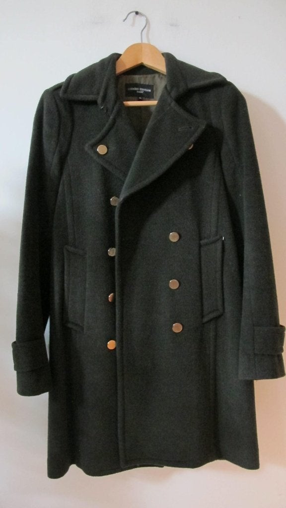 Military green double breasted coat (Codes Combine), Ophalen of Verzenden, Zo goed als nieuw, Codes Combine, Maat 34 (XS) of kleiner