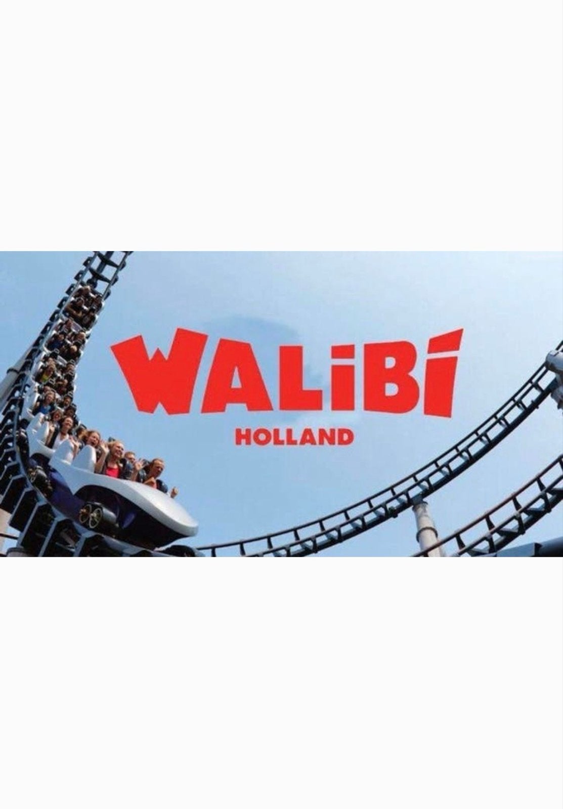 Walibi kaartjes, Twee personen, Ticket of Toegangskaart