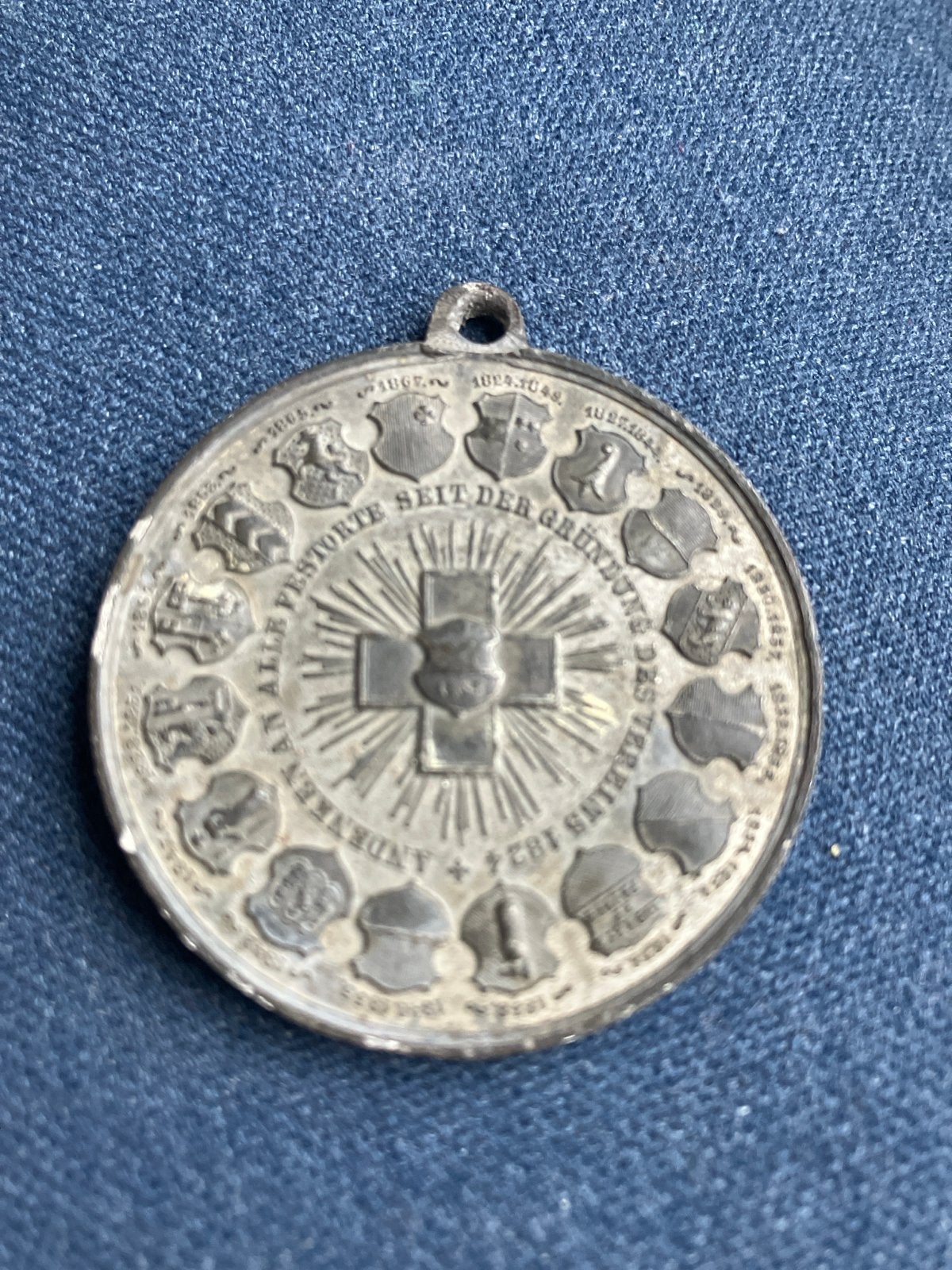 Historische Zwitserse Schuttersmedaille Zug 1869, Ophalen of Verzenden, Buitenland