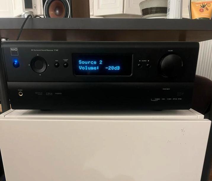 NAD T747 AV Surround Sound Receiver, Gebruikt, 120 watt of meer, Ophalen, Overige merken