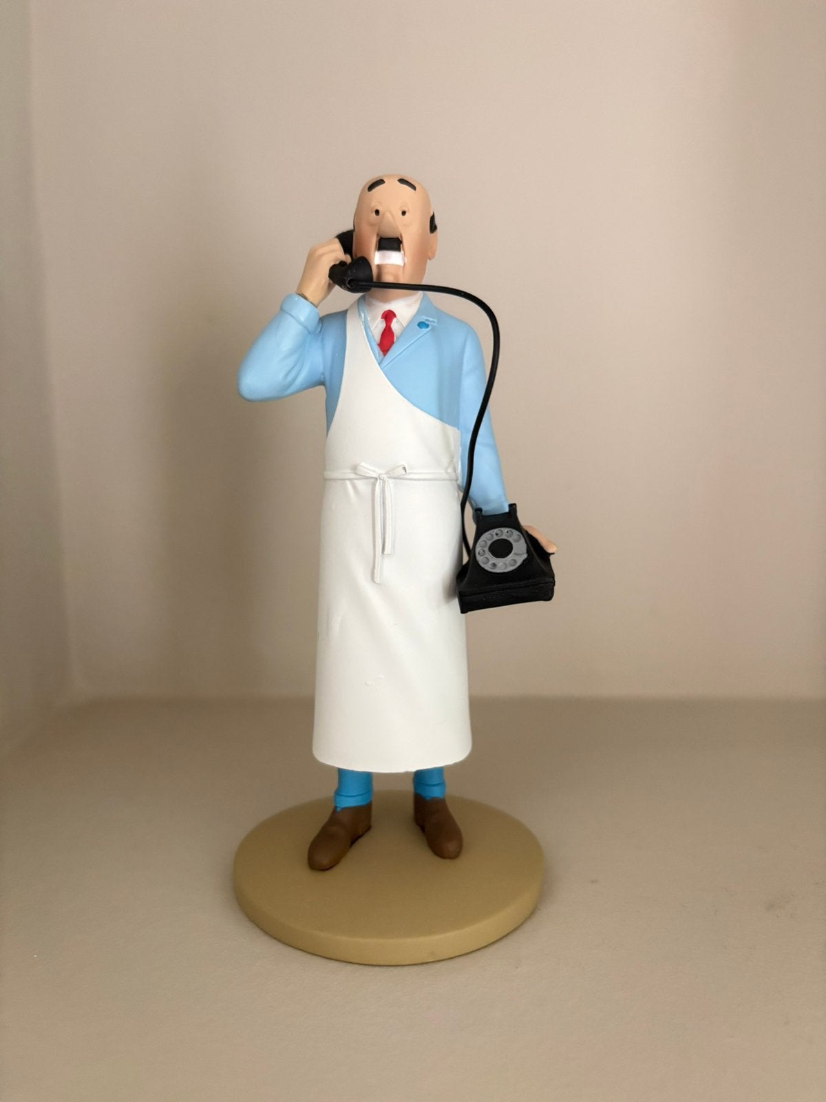 Kuifje/Tintin beeld Meneer Sanzot Moulinsart, Ophalen of Verzenden, Kuifje, Zo goed als nieuw, Beeldje of Figuurtje
