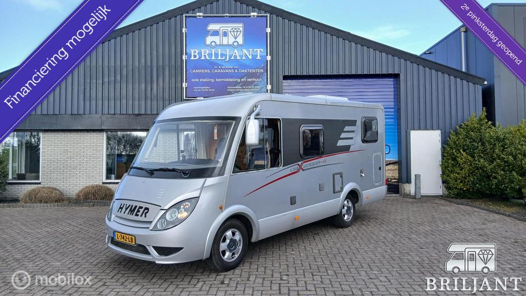Hymer EX 522.. 2008 dwarsbed, Caravans en Kamperen, Campers, Integraal, Omvormer, Ringverwarming, Airbags