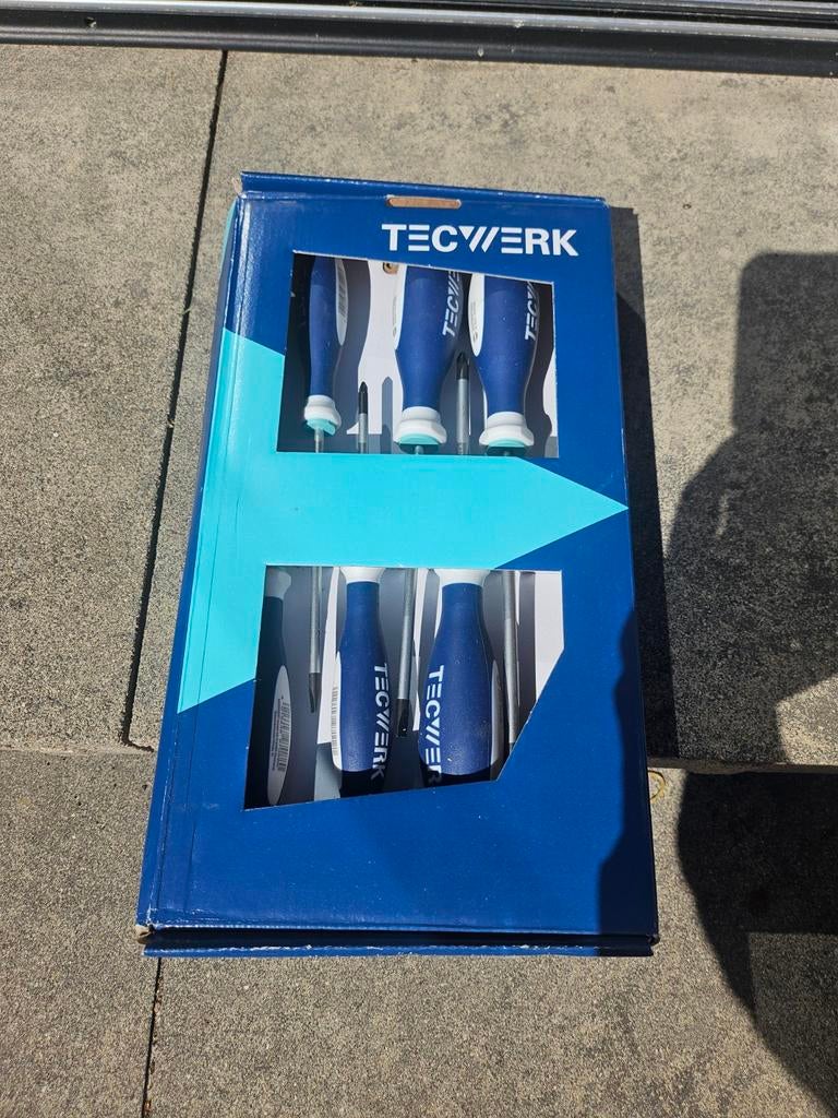 Tecwerk schroevendraaier set 6x nieuw, Ophalen of Verzenden, Nieuw