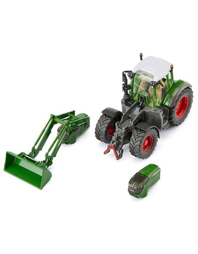 Fendt 728 Vario Set met Uitwisselbare Motorkap en Voorlader, SIKU, Tractor of Landbouw, Nieuw, Nvt