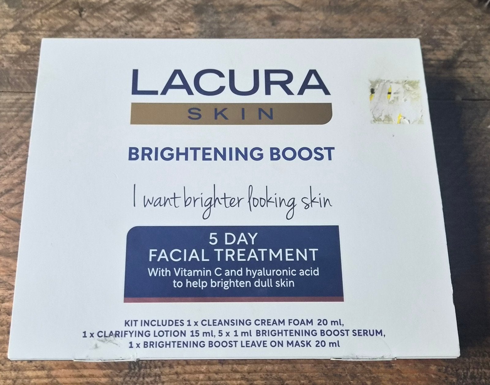 Lacura Skin Brightening Boost 5-daagse gezichtsbehandeling, Ophalen of Verzenden, Nieuw, Gehele gezicht, Reiniging