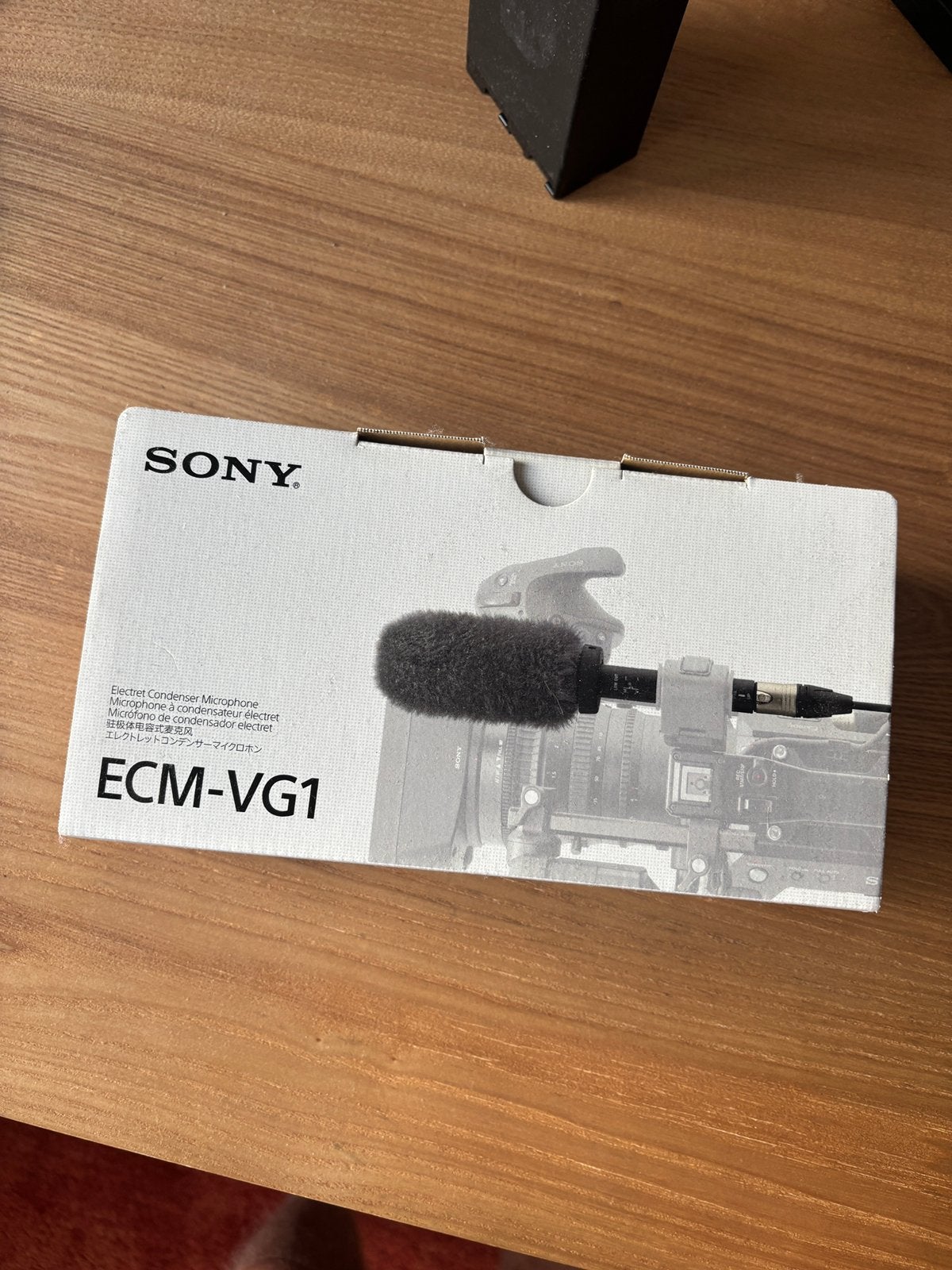 Sony ECM-VG1 microfoon, Ophalen of Verzenden, Zo goed als nieuw, Studiomicrofoon