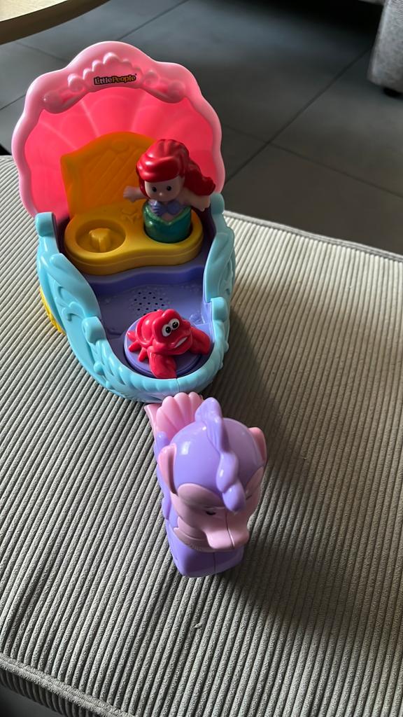 Ariel zeemeermin incl muziek Little People, Kinderen en Baby's, Speelgoed | Fisher-Price, Ophalen, Gebruikt, Speelset