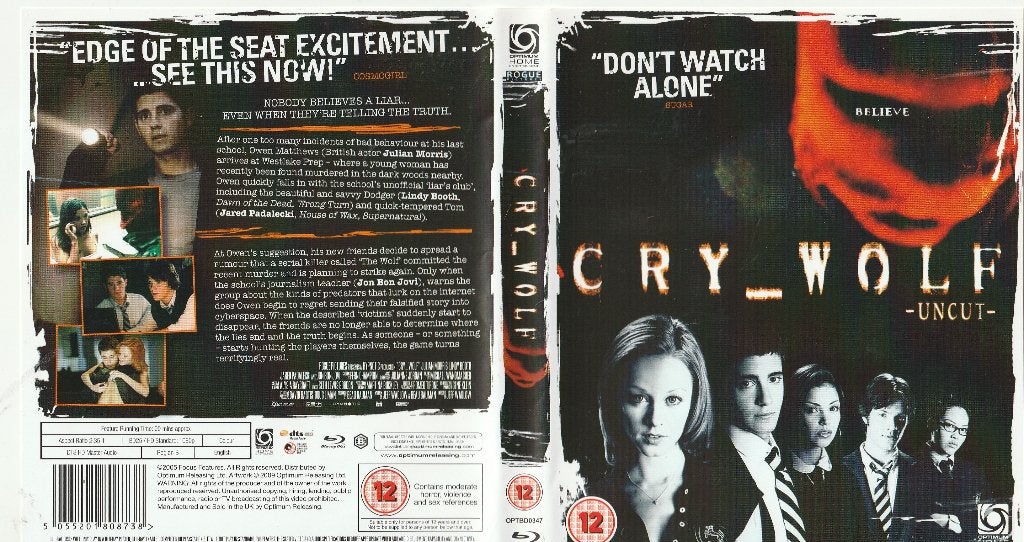 Cry wolf blu rad ( import ), Ophalen of Verzenden, Zo goed als nieuw, Actie