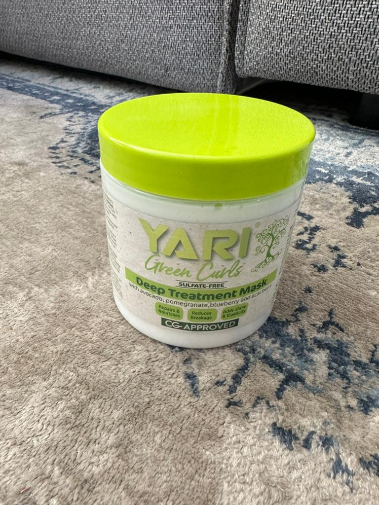 NIEUW Yari green curls deep treatment masker, Ophalen of Verzenden, Nieuw, Haarverzorger of -hersteller