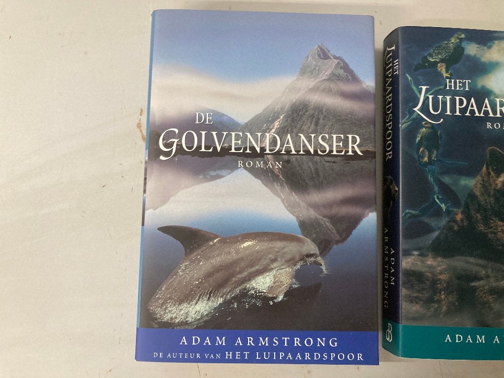 Adam Armstrong luipaardspoor , De golvendanser & Wolvenvrouw, Ophalen of Verzenden, Gelezen, Adam Armstrong, Wereld overig