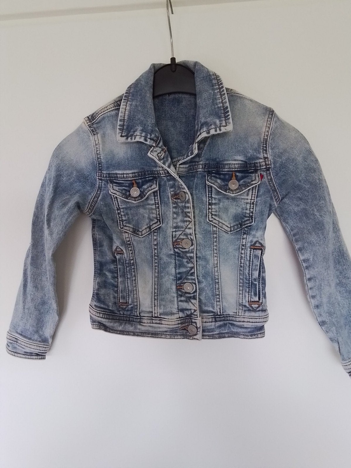 Spijkerjasje LTB mt 128, Kinderen en Baby's, Kinderkleding | Maat 128, Ophalen of Verzenden, LTB, Meisje, Jas