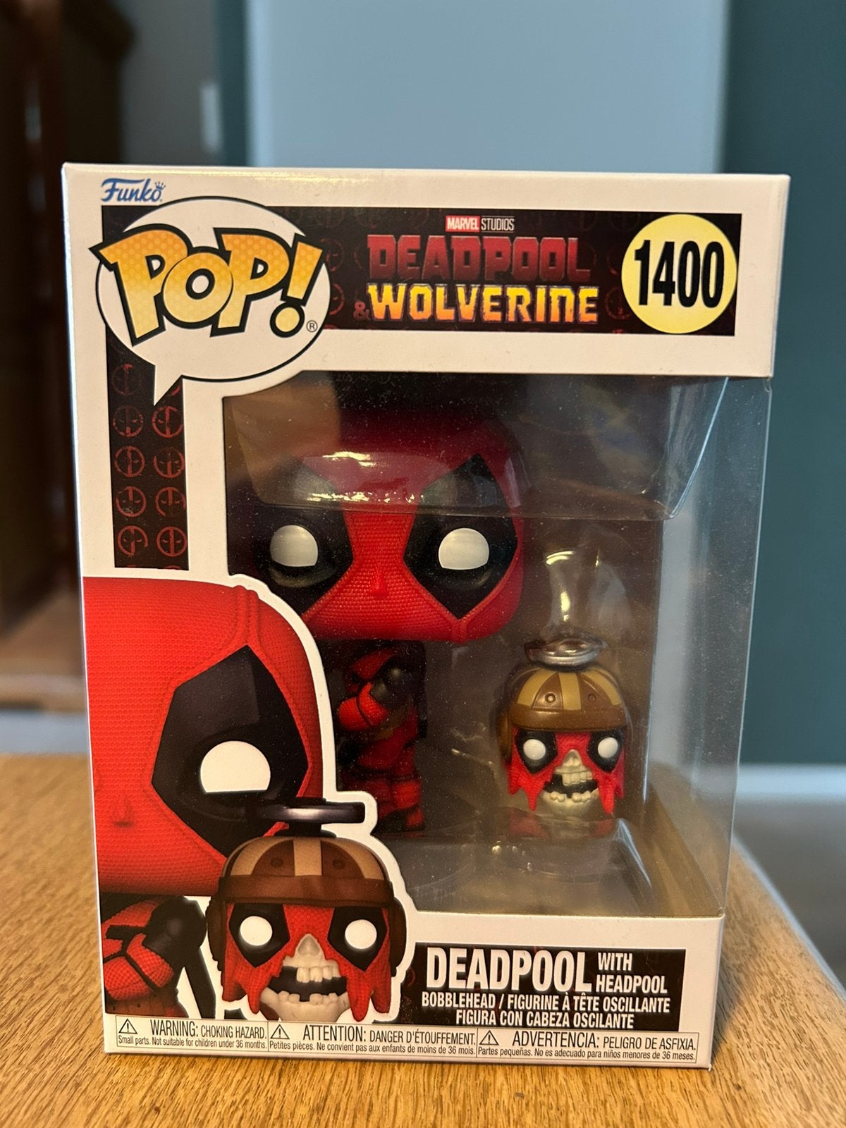 Funko pop! Marvel Deadpool & Wolverine with Headpool  1400, Ophalen of Verzenden, Zo goed als nieuw