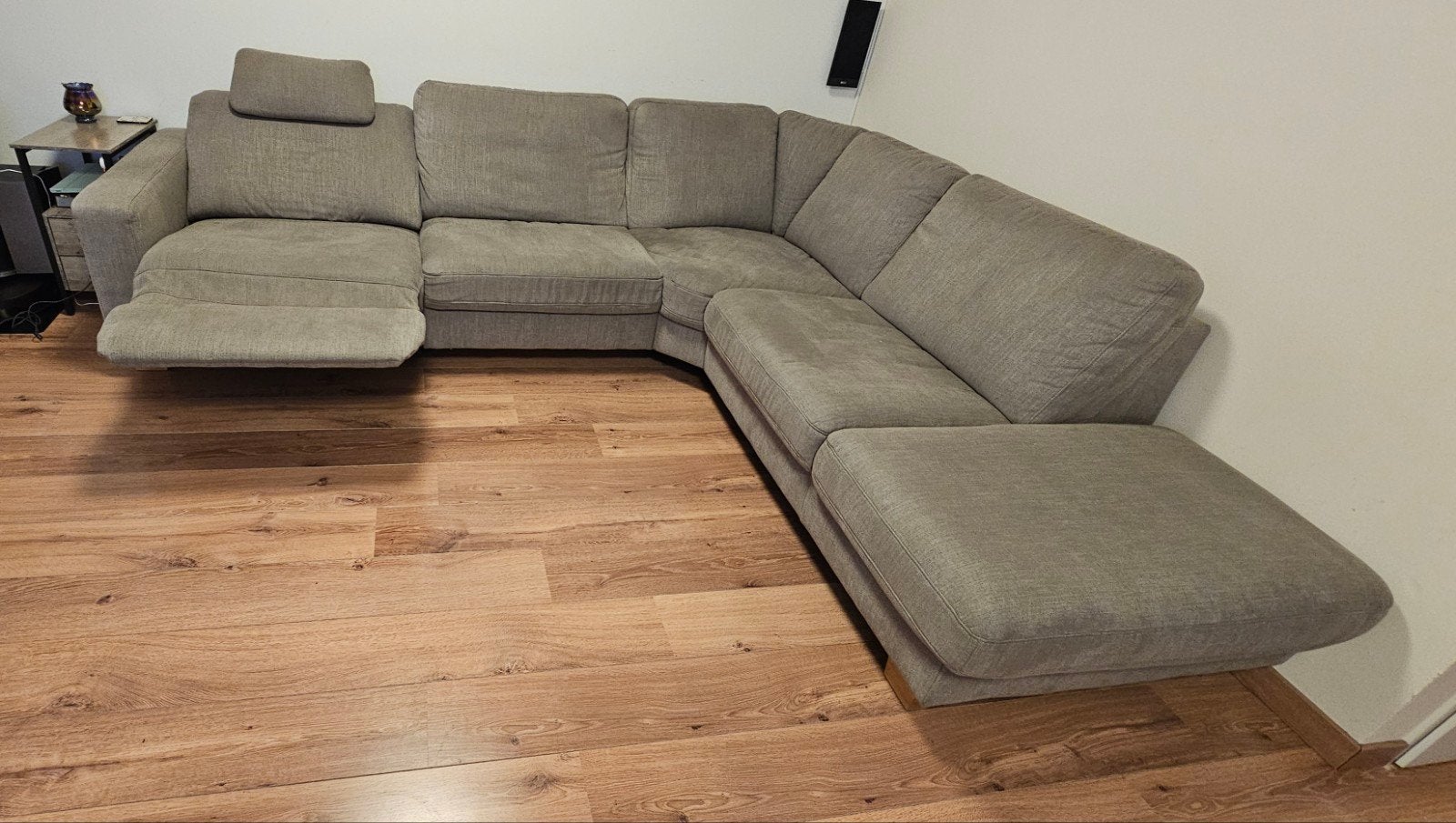 Comfortabele relaxbank met verstelbare elementen 290x252x59, Huis en Inrichting, Ophalen, 250 tot 300 cm, Gebruikt, Hoekbank