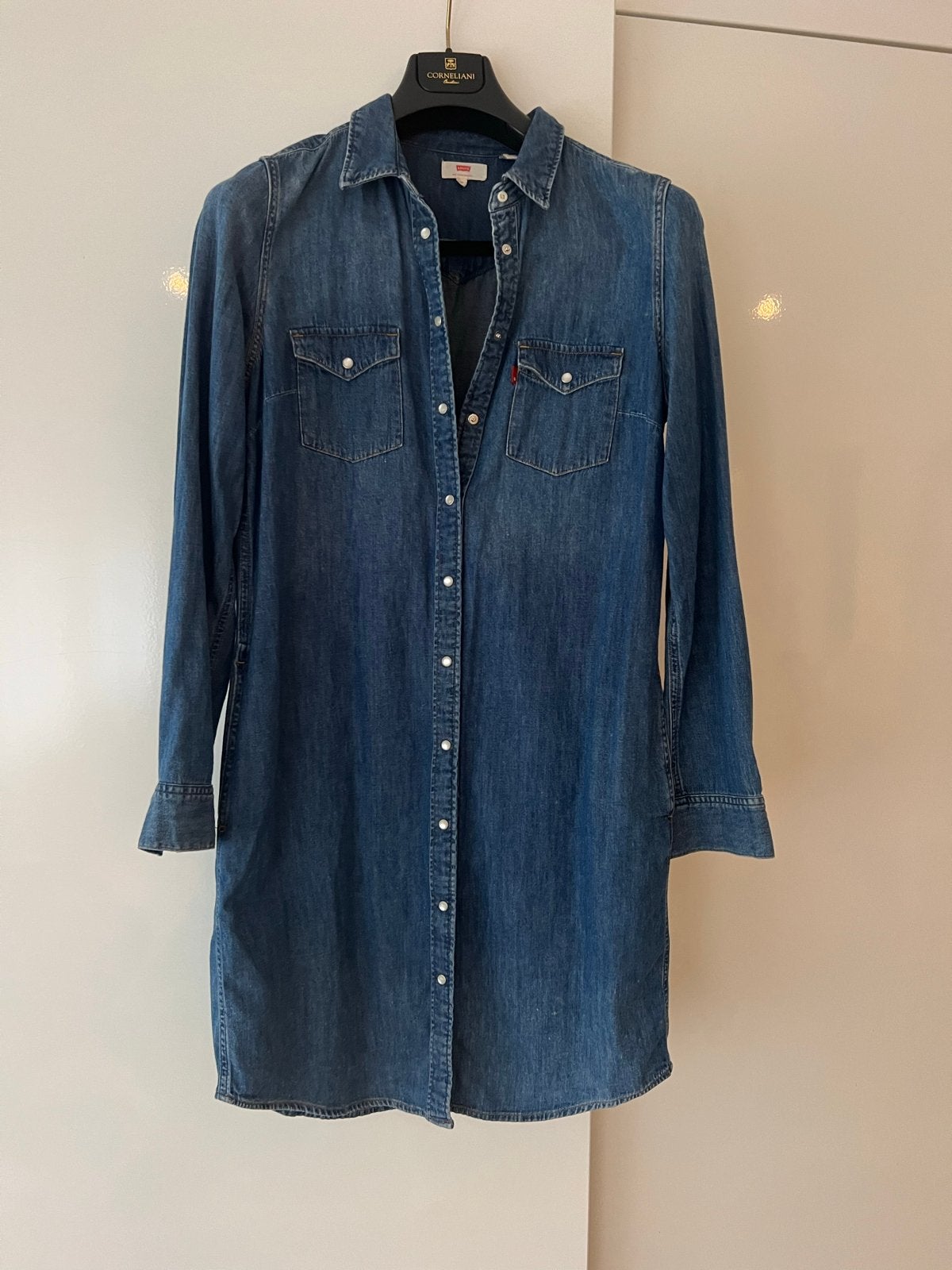 Levi's spijkerjurk, 100% katoen, sportief, maat M, Maat 38/40 (M), Blauw, Ophalen of Verzenden, Gedragen