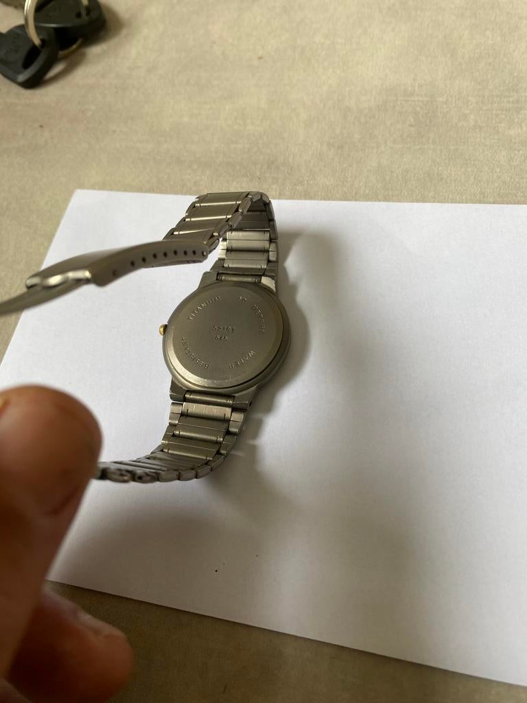 Prisma Titanium Polshorloge - Nieuwe batterij!, Overige merken, Overige materialen, Gebruikt, Polshorloge