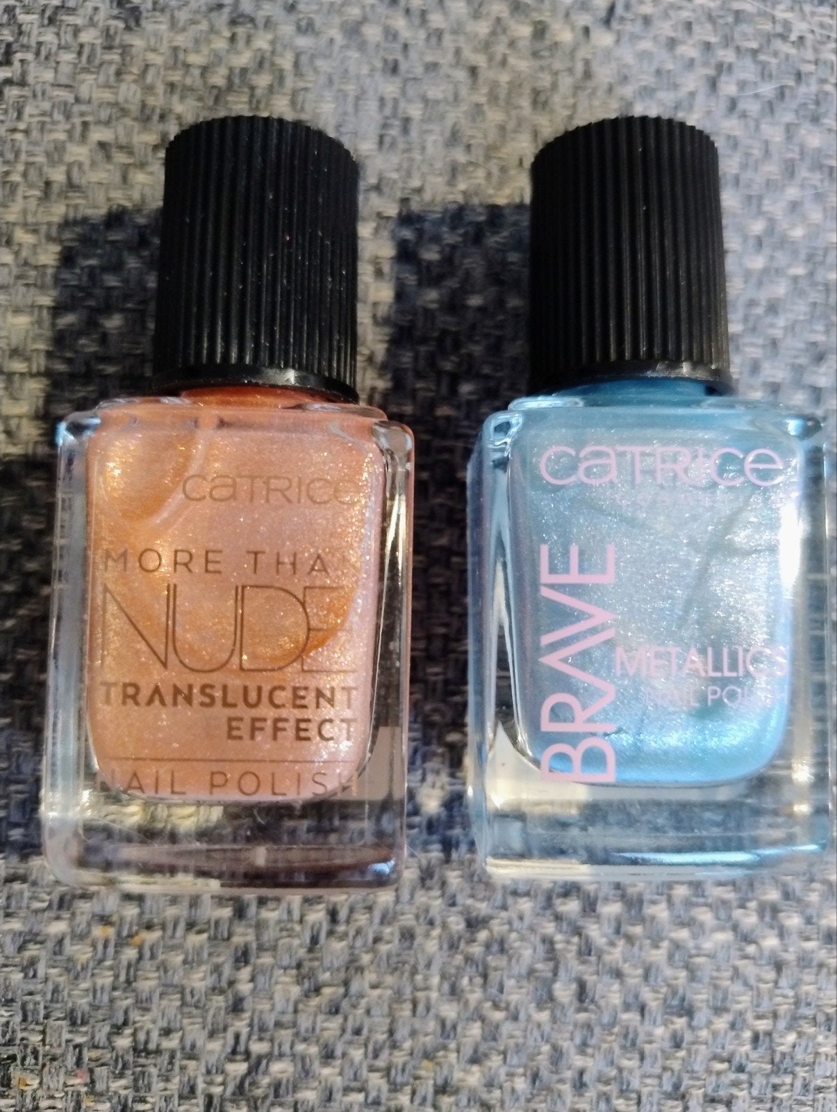 Catrice Nagellak Set: Nude Translucent & Brave Metallics, Overige kleuren, Nieuw, Ophalen of Verzenden, Handen en Nagels