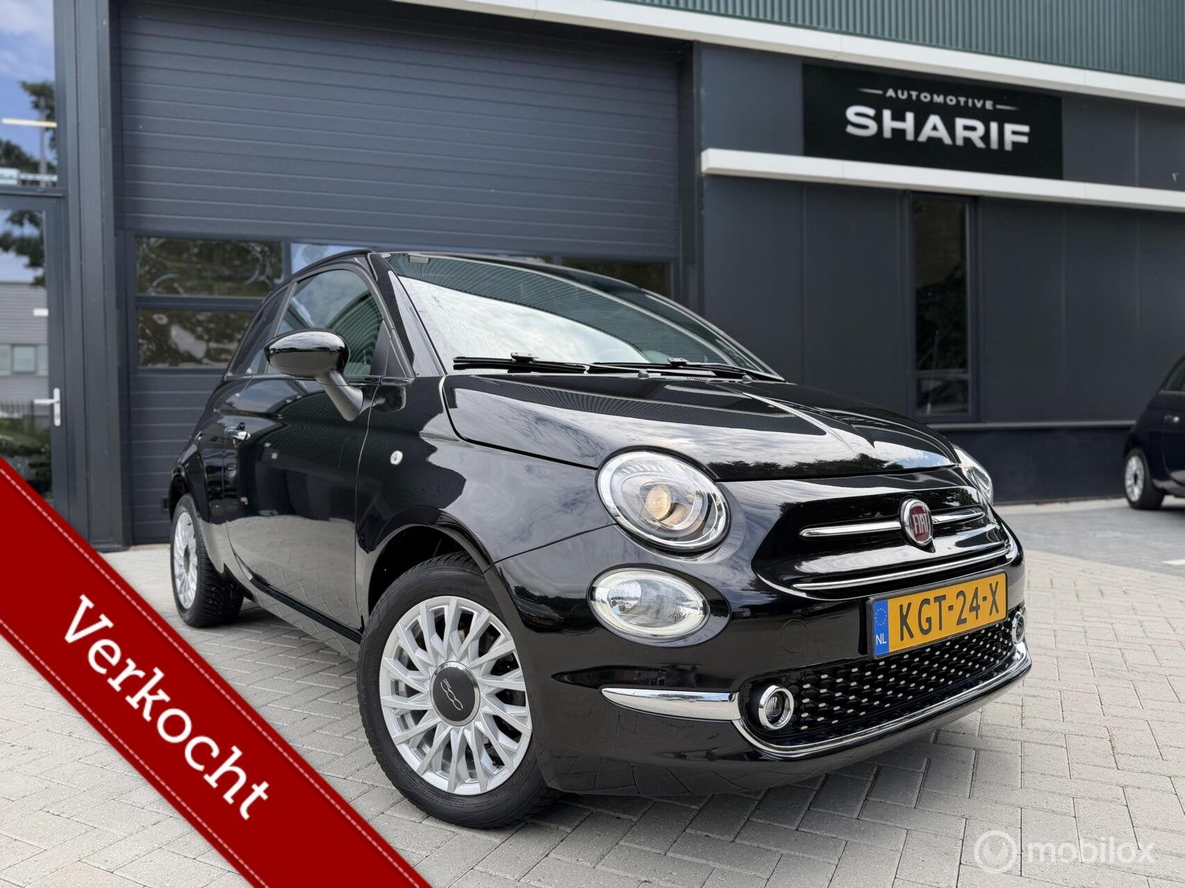 Fiat 500 1.0 Hybrid Cult |CarPlay|Airco|Panorama|1e eig|LED., Dealer onderhouden, Gebruikt, Euro 6, Met garantie (alle)