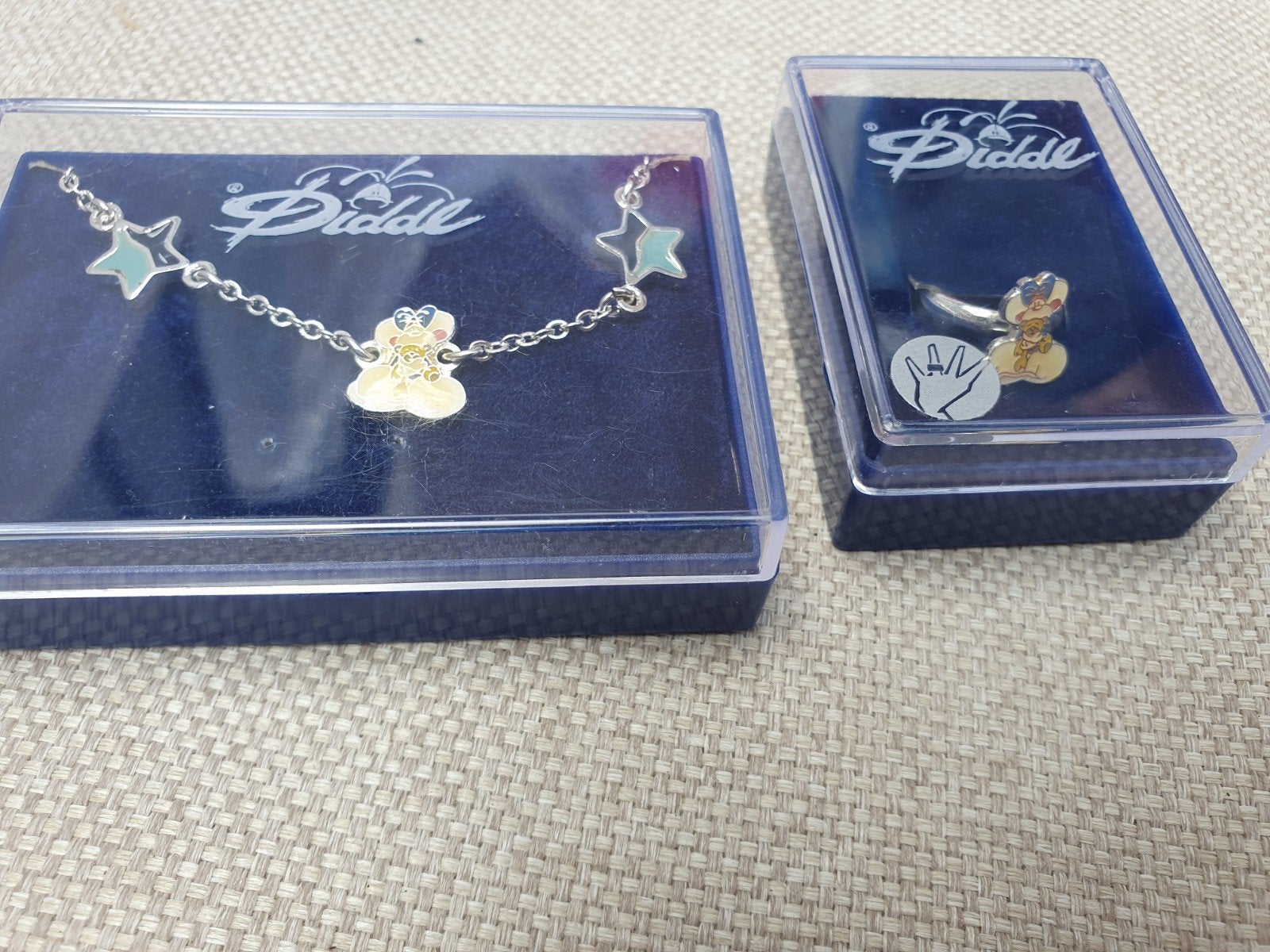 Te koop Diddl ketting en ring, Ophalen of Verzenden, Overige typen