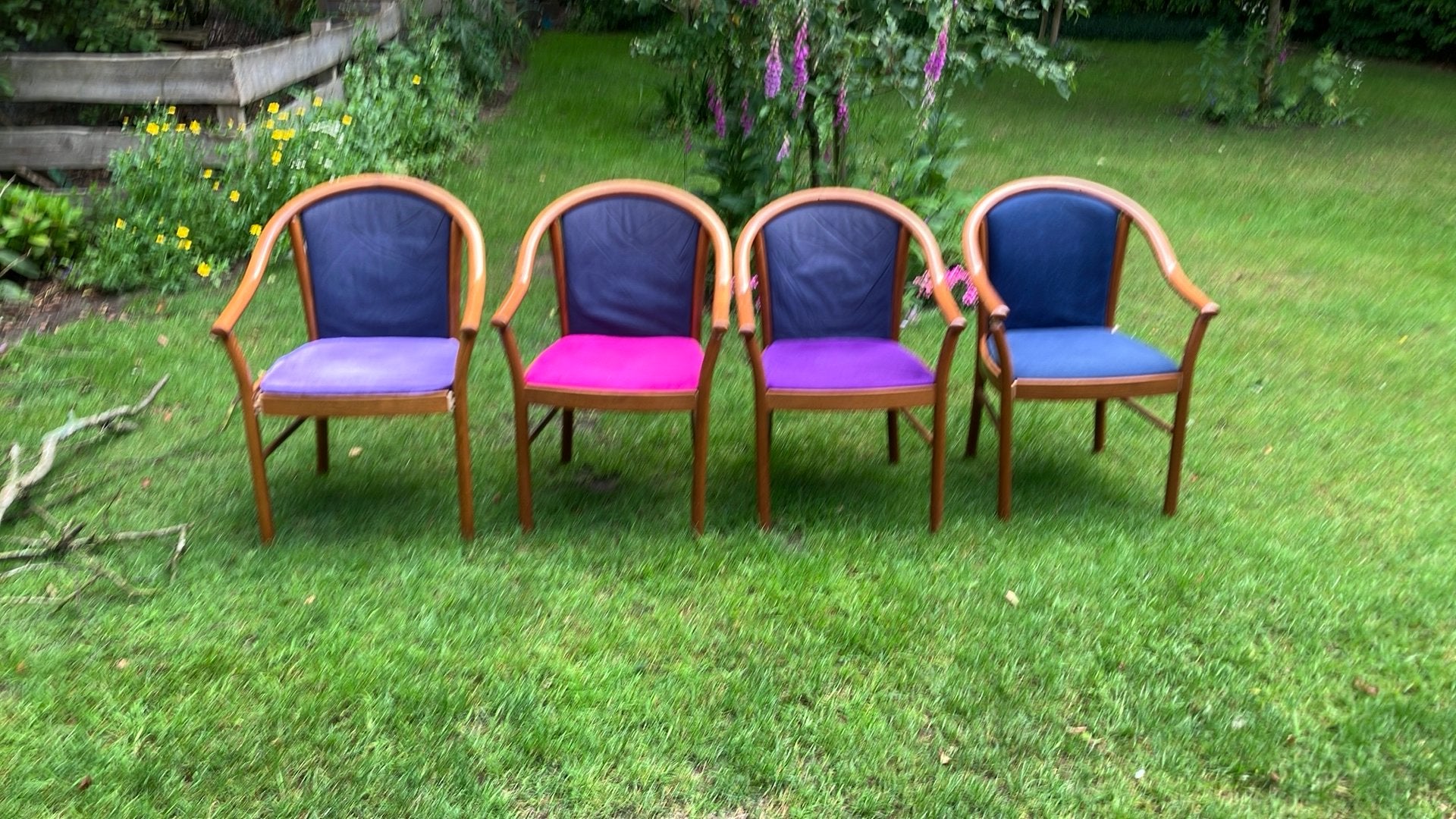 Eettafelstoelen, Tuin en Terras, Ophalen of Verzenden, Zo goed als nieuw, 20 m² of meer
