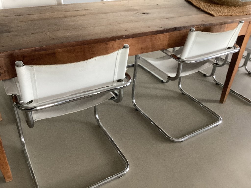 Eetkamerstoelen 4 st, Huis en Inrichting, Stoelen, Ophalen, Gebruikt, Wit, Vier
