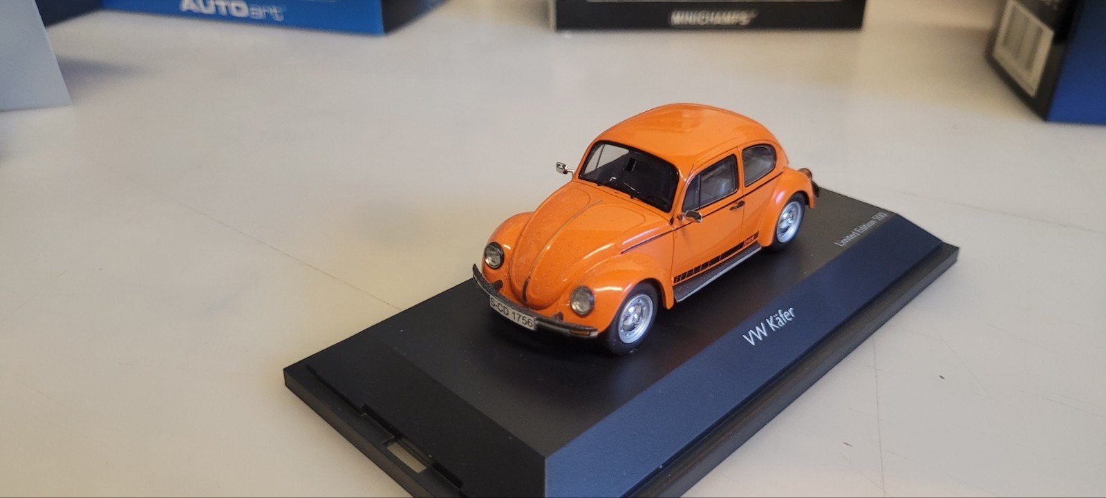 Schuco VW Kever 1200 JEANS, Hobby en Vrije tijd, Modelauto's | 1:43, Ophalen of Verzenden, Zo goed als nieuw, Auto, Schuco