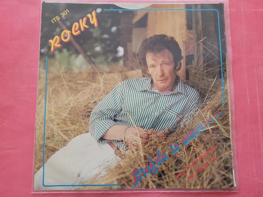 Rocky - Liefde is meer - Rocky rock ., Cd's en Dvd's, Vinyl | Nederlandstalig, Ophalen, Zo goed als nieuw, Overige formaten, Levenslied of Smartlap