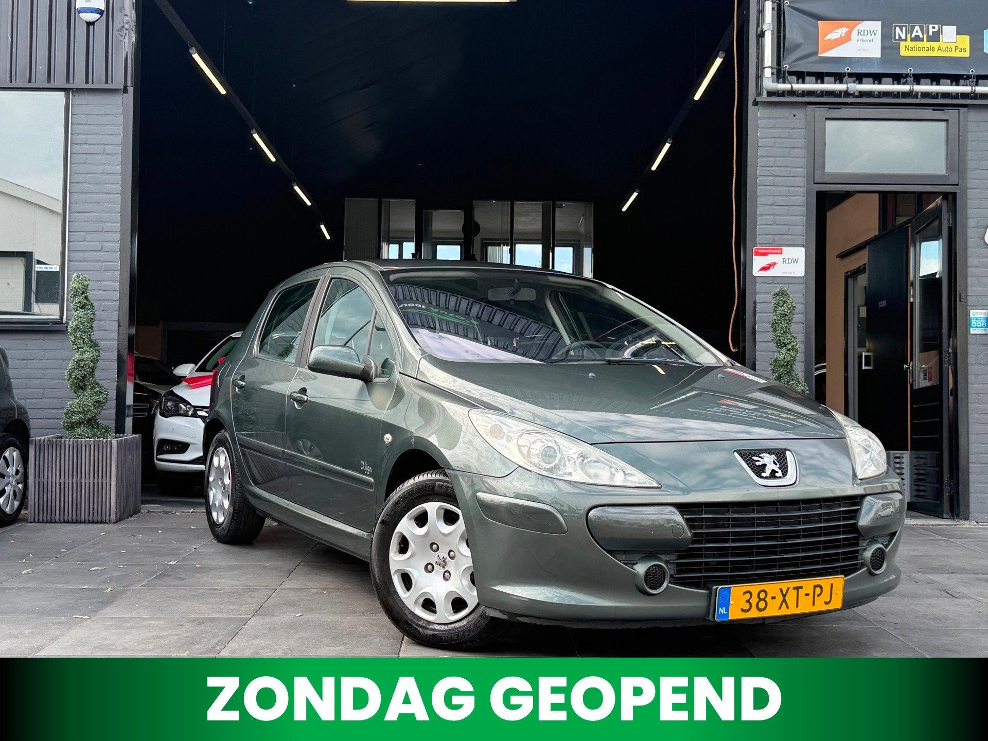 Peugeot 307 1.6-16V D.Sign|Airco|Cruise|Trekhaak|2e Eig|NAP, Stof, Gebruikt, Huisgarantie, 4 cilinders