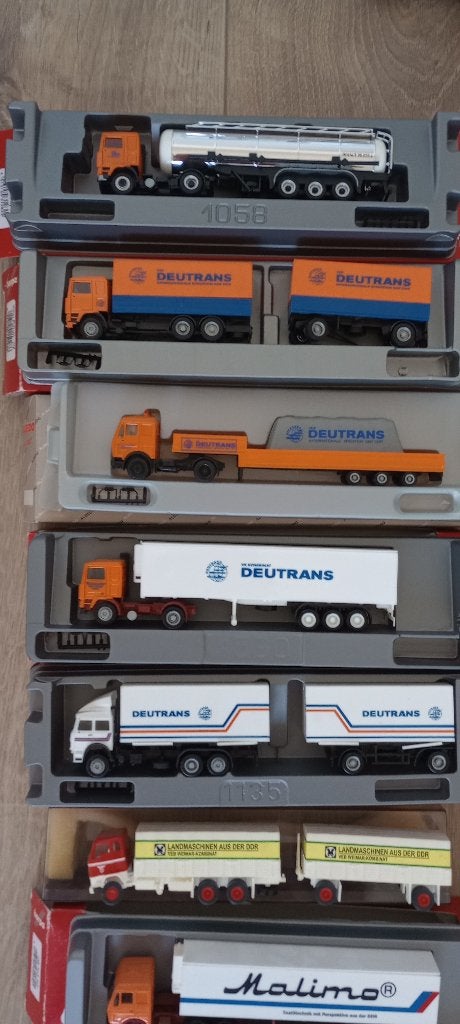 Lot miniaturen DDR Deutrans, Ophalen of Verzenden, Zo goed als nieuw, Bus of Vrachtwagen, Herpa