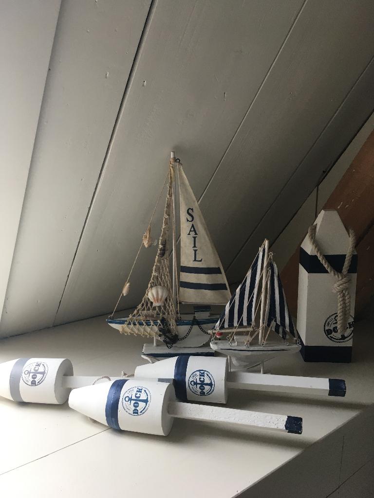 Maritiem beach decoratie zeilboten boeien, Huis en Inrichting, Woonaccessoires | Overige, Ophalen of Verzenden, Zo goed als nieuw
