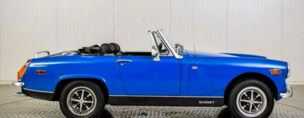 MG Midget 1.5 1976 Blauw, foto 11