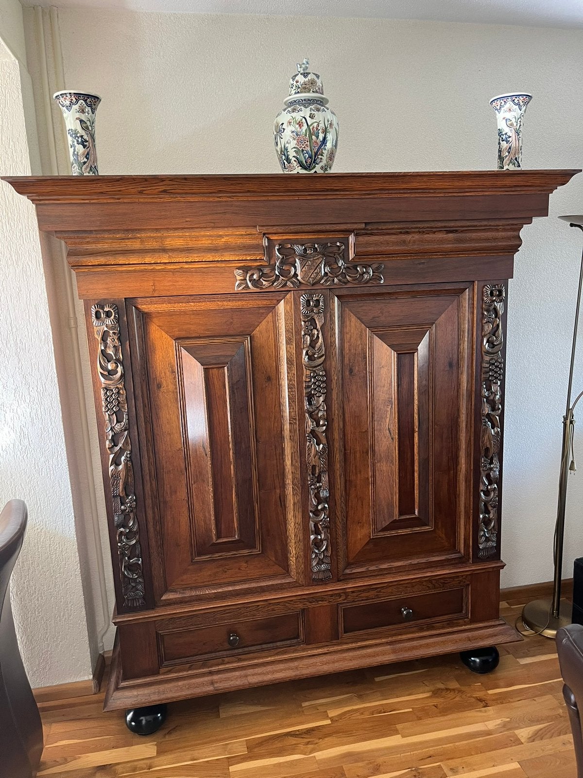 Kast - Origineel Groenlose houten kast, Ophalen