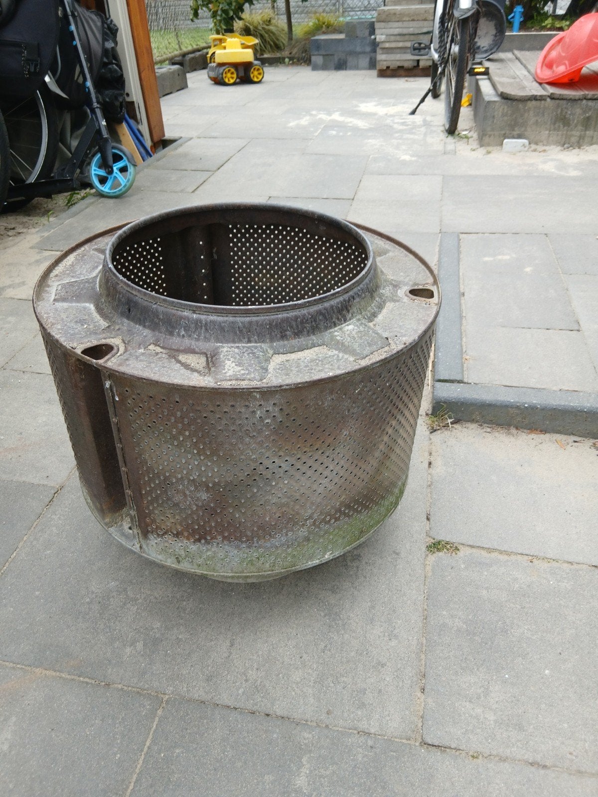 Wasmachine trommel vuurkorf, Tuin en Terras, Ophalen of Verzenden, Gebruikt, Vuurkorf