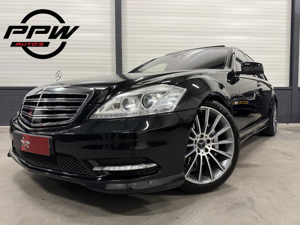 Mercedes-Benz S-Klasse 600 V12 Lang AMG Facelift UNIEKE AUTO, Auto's, Achterwielaandrijving, Gebruikt, Beige, 2080 kg