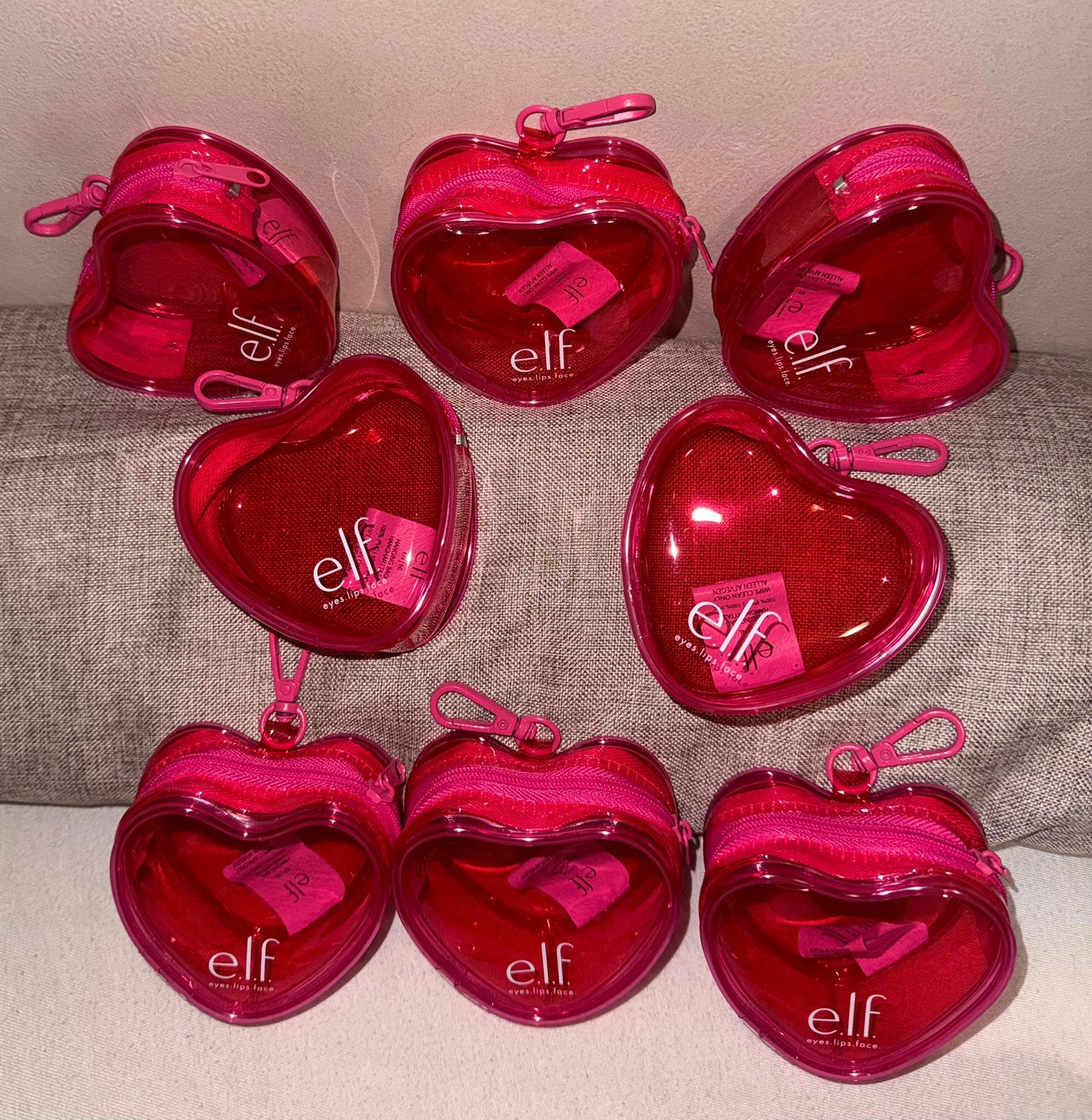 E.L.F. keychain bags, Ophalen of Verzenden, Nieuw, Roze, Gehele gezicht