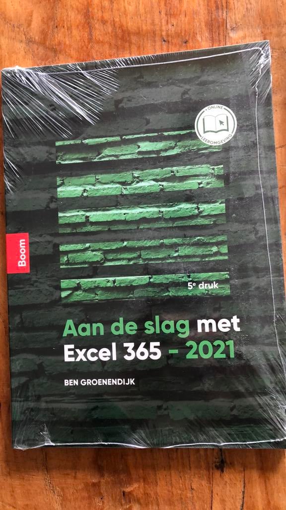 Boek; Aan de slag met Excel 365 - 2021, Boeken, Ophalen of Verzenden, Nieuw