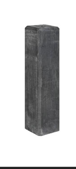 Betonpoer 15x15x60 cm met stelplaat, Overige typen, Nieuw, Ophalen of Verzenden, 50 mm of meer