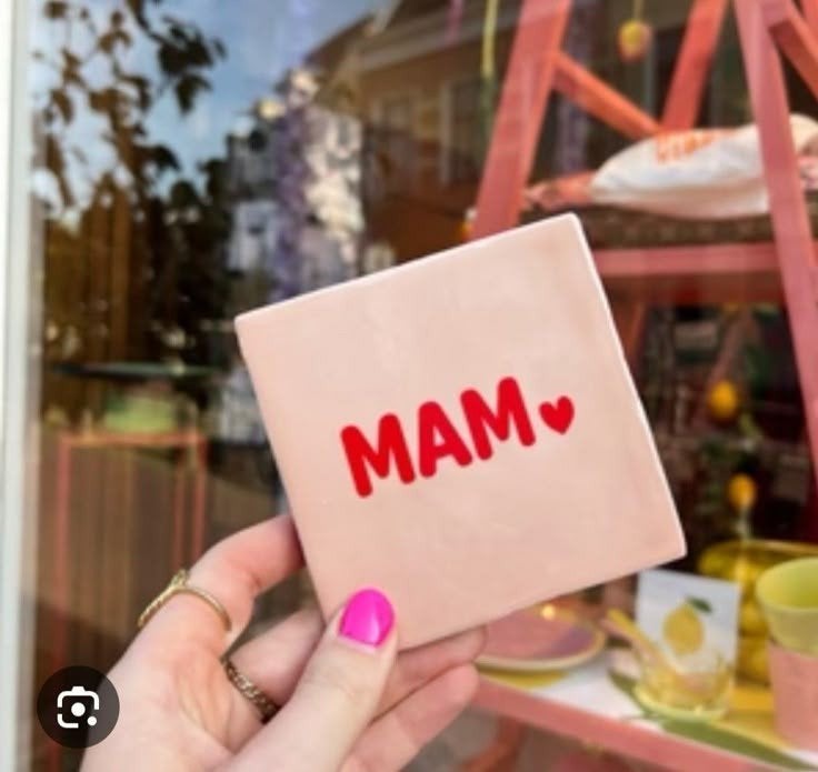 Nieuw Tegeltje met Tekst 'MAM', Ophalen of Verzenden, Nieuw