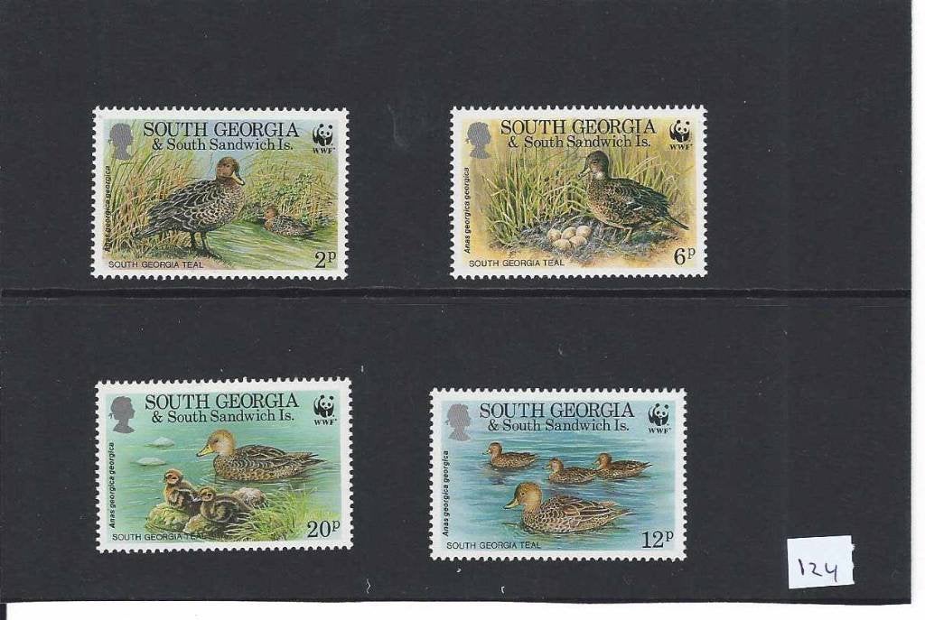 Vogels wwf wnf South Georgia Pijlstaart Gans bedreigde soort, Ophalen of Verzenden, Postfris, Dier of Natuur