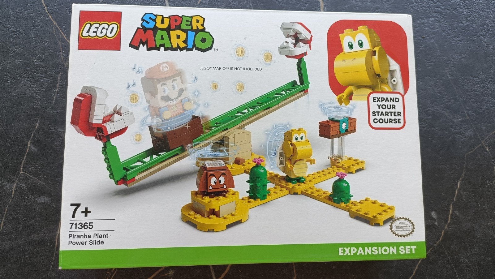 LEGO Super Mario Piranha Plant Power Slide Uitbreidingsset, Ophalen of Verzenden, Nieuw, Overige merken