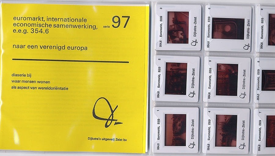 1973 Naar een verenigd Europa - grenzen douane TIR vracht, Europa, Ophalen of Verzenden, Zo goed als nieuw, Overige onderwerpen