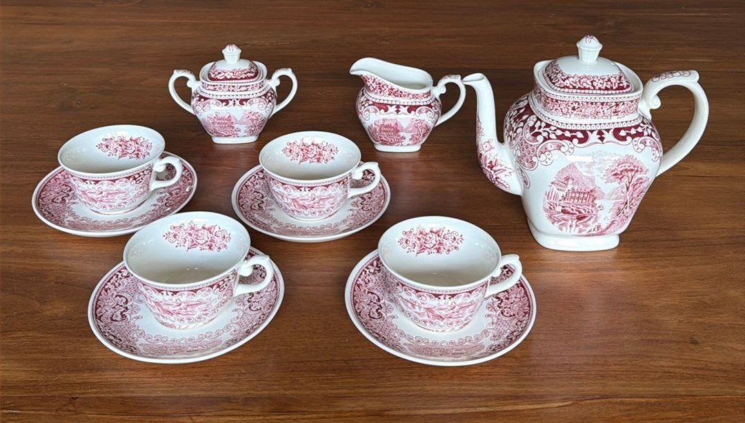 Royal Sphinx Old England koffieservies, Overige typen, Ophalen of Verzenden, Zo goed als nieuw, Overige stijlen