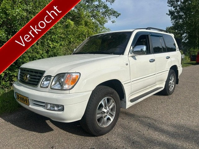 Lexus LX470 ( Land Cruiser 100 Series) V8 Benzine / LPG, Gebruikt, 8 cilinders, 234 pk, Wit