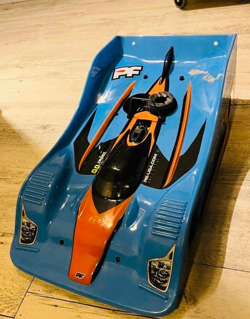 Mugen Seiki MR5B 4WD 1/8 met enorme partij onderdelen, Gebruikt, Auto, Groter dan 1:32, Ophalen