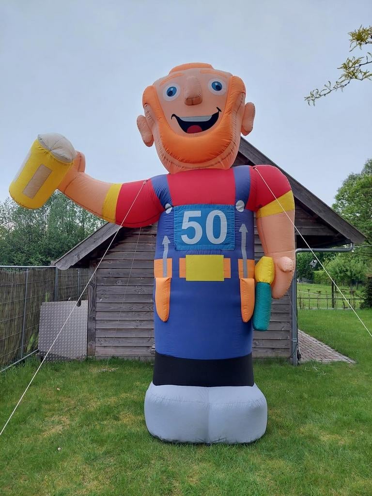 Te huur opblaasbare Abraham 4,50m in Ootmarsum, Ophalen, Zo goed als nieuw, Abraham of Sarah