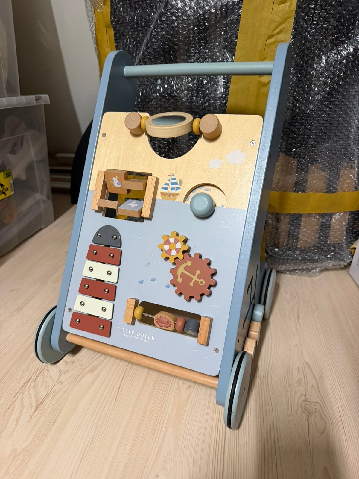 Little Dutch loopwagen, Ophalen of Verzenden, Zo goed als nieuw, Duw- of Trekspeelgoed